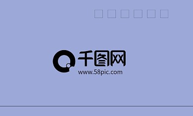 商务名片简约线条