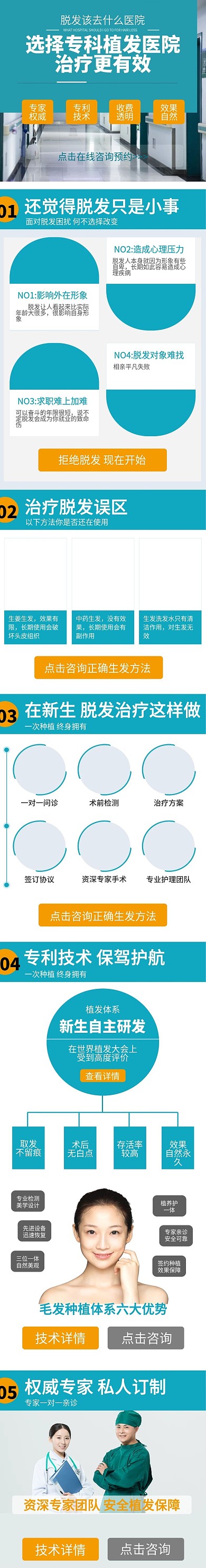 医美项目植发项目详情页