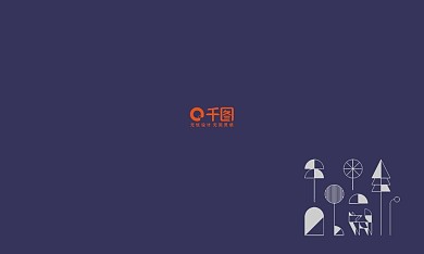 简洁简约线条商务插画名片