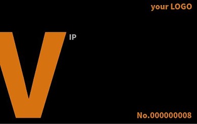 原创理发店会员卡购物卡积分卡卡片