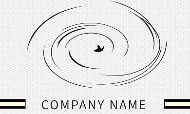 简约线条高档名片模板