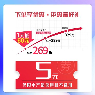 双十一美妆活动淘宝直通车主图模板