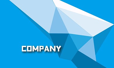 几何简约商务名片