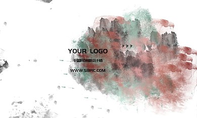 178原创水墨风格名片