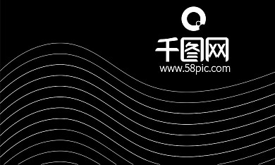 简约线条商务名片