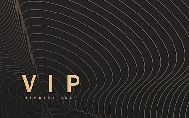 原创金色高端曲线纹理VIP会员卡