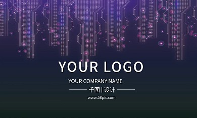 名片 卡片 光晕 光点图片