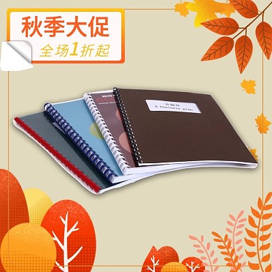 暖色调秋冬季黄色植物叶子枫叶产品大促主图