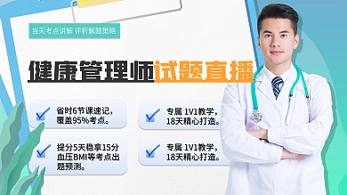 医疗直播微信小程序公众号弹窗海报