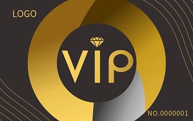 黑色会员卡贵宾卡VIP卡