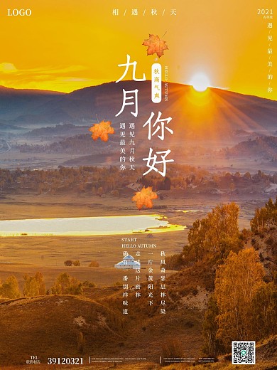 清新简约摄影图海报