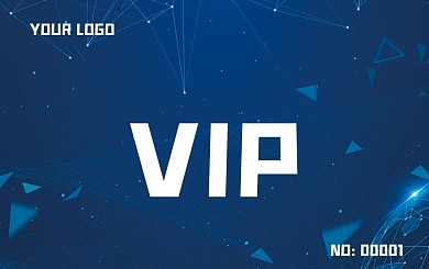 高档大气科技会员卡