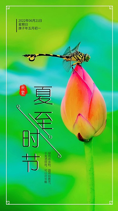 二十四节气之夏至时节