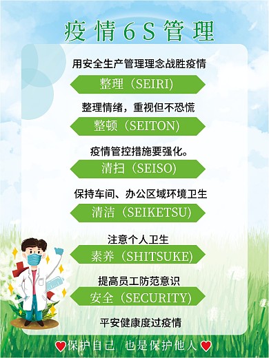 疫情6S管理 肺炎 防疫