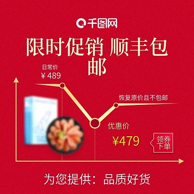 双11活动主图价格趋势表