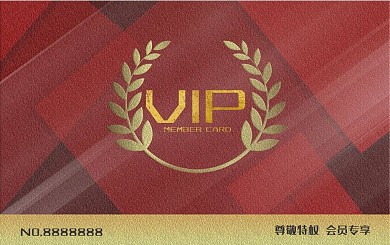 高档酒店简约会员卡