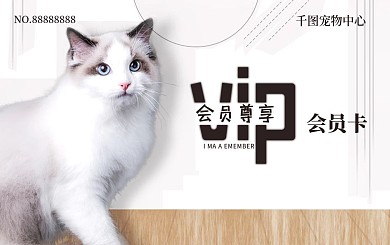 宠物会所会员卡vip储值卡