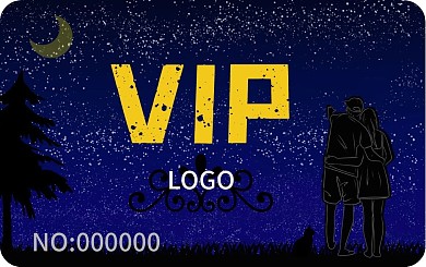 简约版情侣会员卡