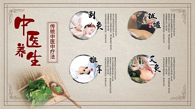 中医养生宣传展板