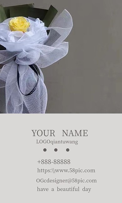 欧美性冷淡时尚简洁名片27