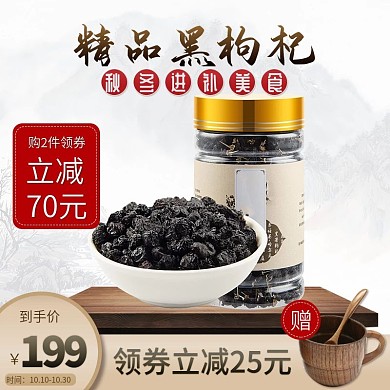秋冬进补美食黑枸杞电商天猫淘宝主图直通车
