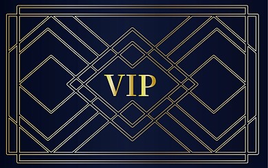 矢量商务黑金风洗车VIP卡