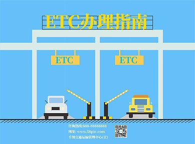 ETC办理指南宣传三折页