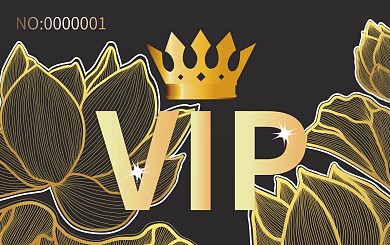 黑色高档背景会员卡