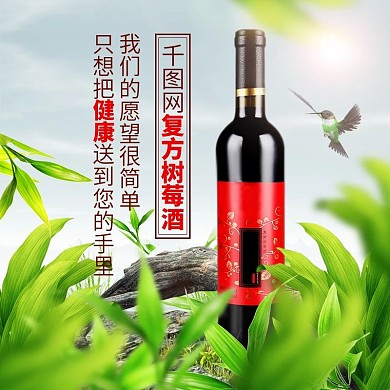 淘宝京东美酒果酒酒水直通车主图模板