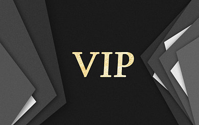 简约会员卡黑色VIP卡