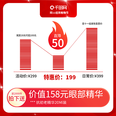 双十一主图直通车模板设计