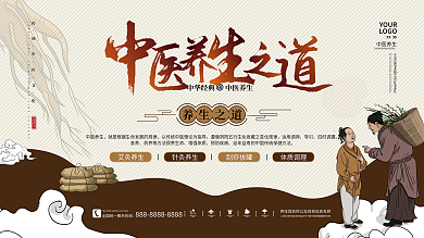 中医养生宣传展板
