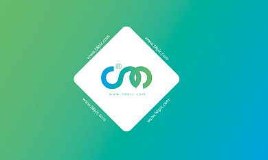 商务蓝色科技名片