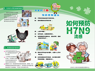 如何预防H7N9三折页
