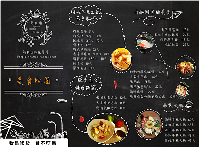 宣传单三折页菜单设计