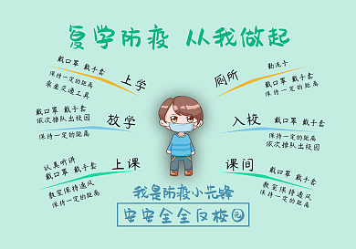 复学防疫从我做起