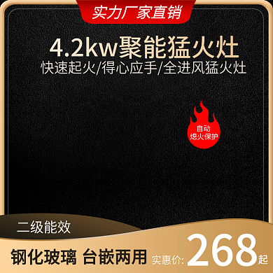 淘宝天猫电商活动促销燃气炉主图车图聚划算