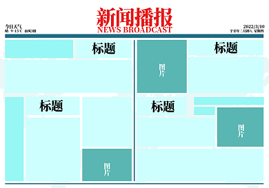 新闻报纸排版模板设计