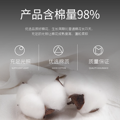 电商淘宝天猫京东详情页主图直通车素材棉花