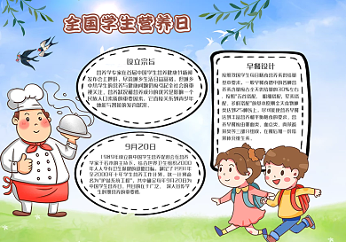 2021全国营养日手抄报