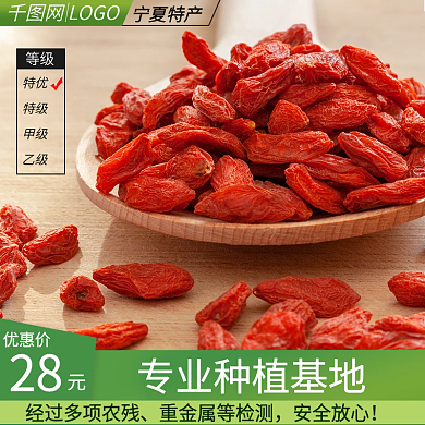 淘宝主图枸杞电商农产品主图食品拼多多水果