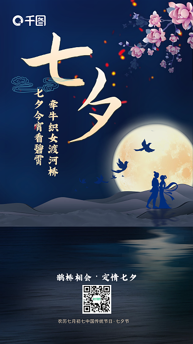 七夕房产借势手机海报