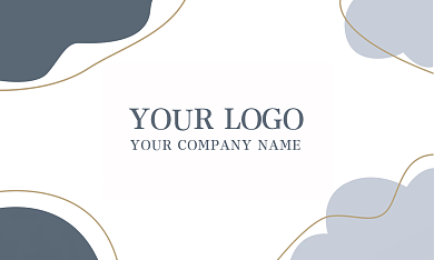 莫兰迪高级灰大气简约名片