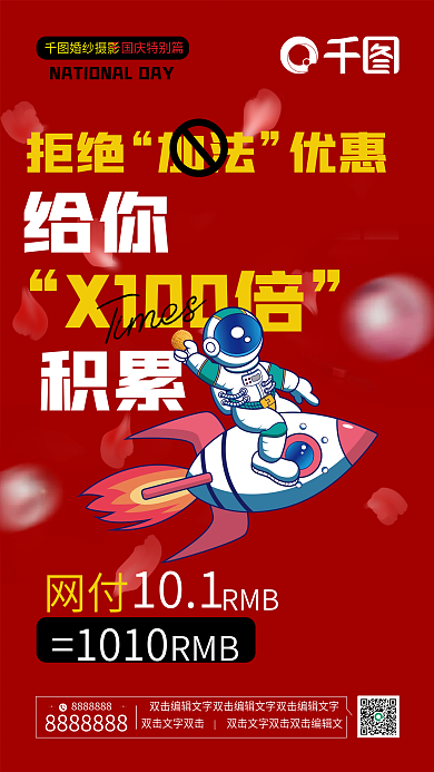 婚纱摄影国庆节活动企划方案系列海报图