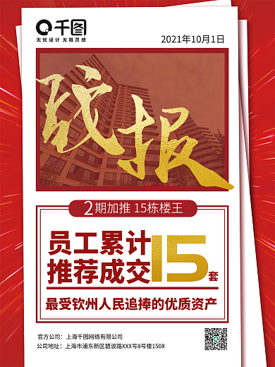 房地产成交激励战报