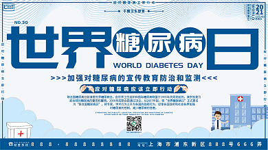 世界糖尿病日展板