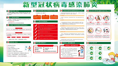 防疫宣传海报展板