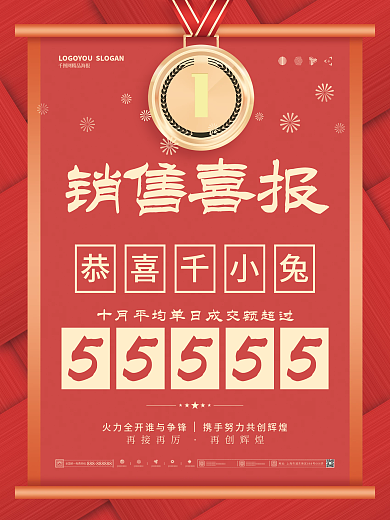 复古喜报大字报海报