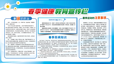 健康知识宣传展板