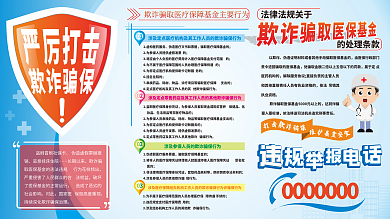 医保宣传之严厉打击欺诈骗保
